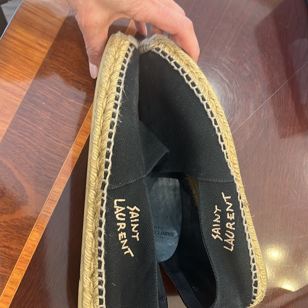 Saint Laurent Black Espadrilles - Picture 8 of 9